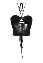 The Mannei Esla knitted corset - Nero