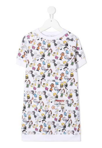 The Marc Jacobs Kids Vestito modello T-shirt Peanuts - Bianco