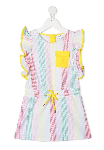 The Marc Jacobs Kids Vestito con ruches - Bianco