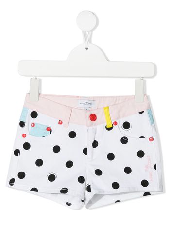 The Marc Jacobs Kids Shorts a pois - Bianco