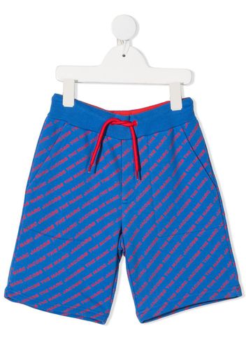 The Marc Jacobs Kids Shorts sportivi con stampa - Blu