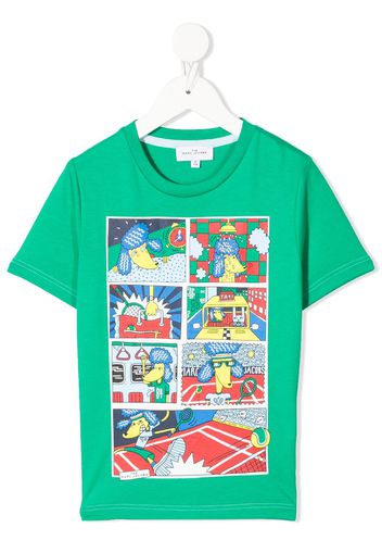 The Marc Jacobs Kids cartoon print T-shirt - Verde