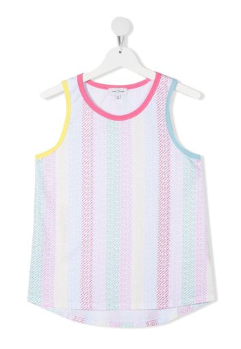 The Marc Jacobs Kids Top con monogramma - Bianco