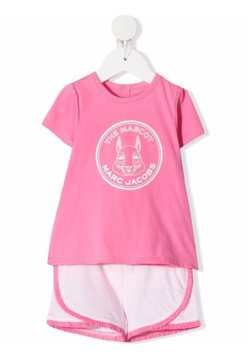 The Marc Jacobs Kids Set due pezzi con stampa - Rosa