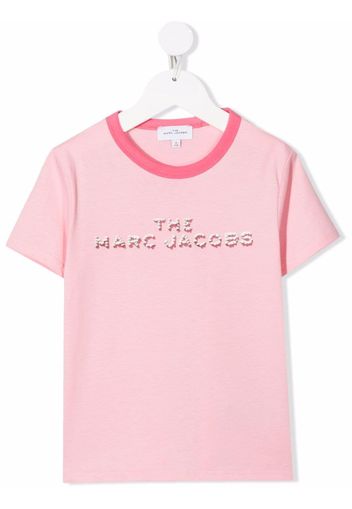 The Marc Jacobs Kids logo-print cotton T-Shirt - Rosa