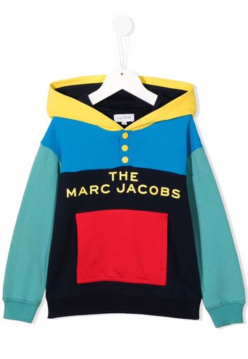 The Marc Jacobs Kids Felpa con design color-block - Blu