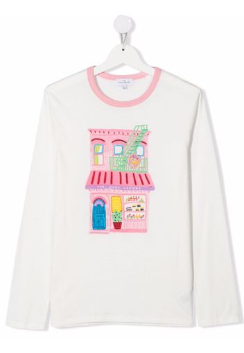 The Marc Jacobs Kids bakery-print T-shirt - Bianco