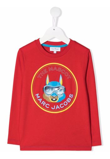 The Marc Jacobs Kids Mascot-print T-shirt - Rosso