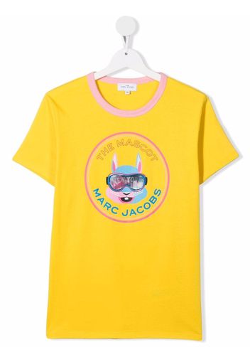 The Marc Jacobs Kids TEEN The Mascot rabbit-print T-shirt - Giallo