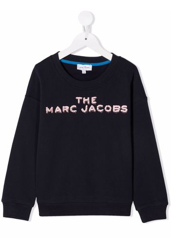 The Marc Jacobs Kids logo-printed sweatshirt - Blu