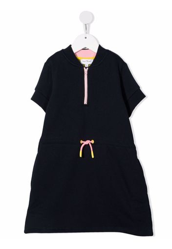 The Marc Jacobs Kids logo-patch jersey T-shirt dress - Blu