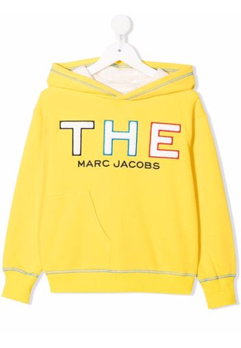 The Marc Jacobs Kids logo patch hoodie - Giallo