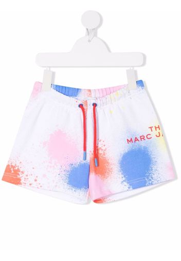 The Marc Jacobs Kids graphic-print pure cotton shorts - Bianco