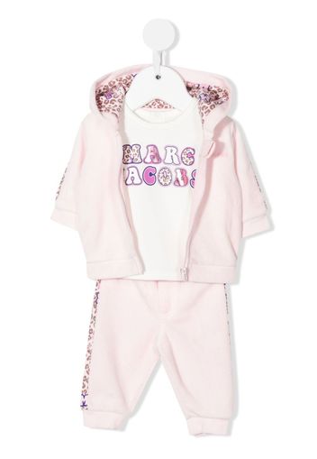 The Marc Jacobs Kids Tuta sportiva con stampa - Rosa