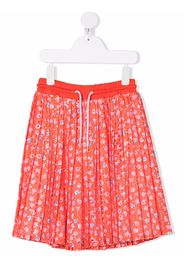 The Marc Jacobs Kids heart-print pleated skirt - Rosso