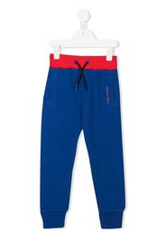 The Marc Jacobs Kids logo-print track pants - Blu