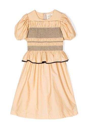 The middle daughter In Good Shape embroidered ruffled dress - Toni neutri