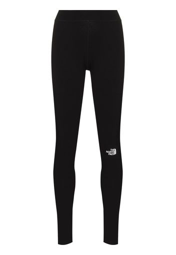 The North Face logo-print performance leggings - Nero