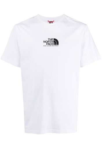 The North Face logo-print cotton T-Shirt - Bianco