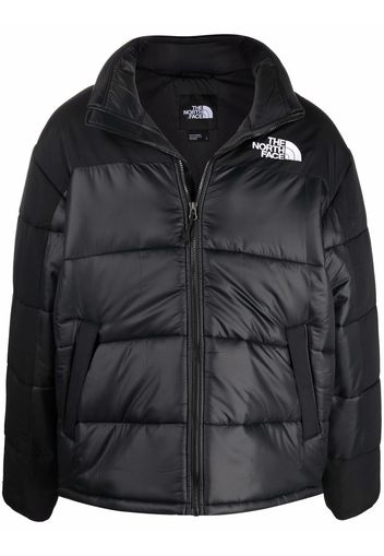 The North Face embroidered-logo padded coat - Nero