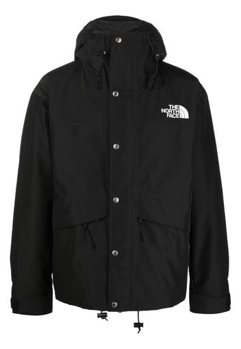 The North Face logo-embroidered windbreaker - Nero