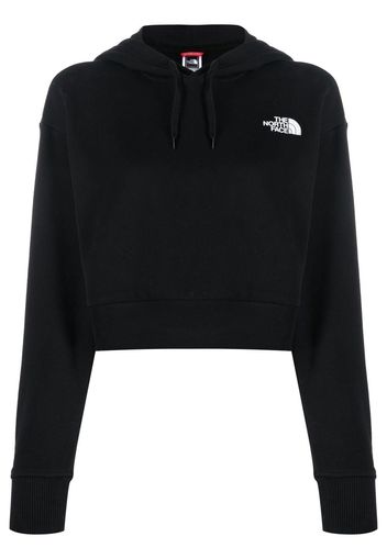 The North Face logo-print drawstring hoodie - Nero