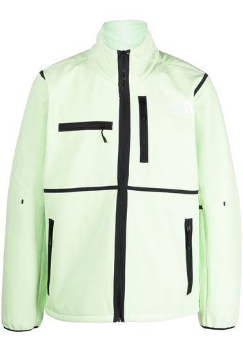 The North Face chest logo-print zipped jacket - Verde