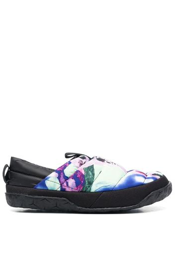 The North Face tie-dye padded slippers - Nero