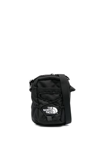 The North Face logo-embroidery messenger bag - Nero