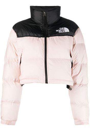 The North Face Nuptse cropped puffer jacket - Rosa