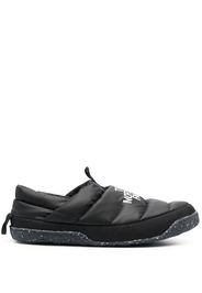 The North Face Mules Nuptse con stampa - Nero