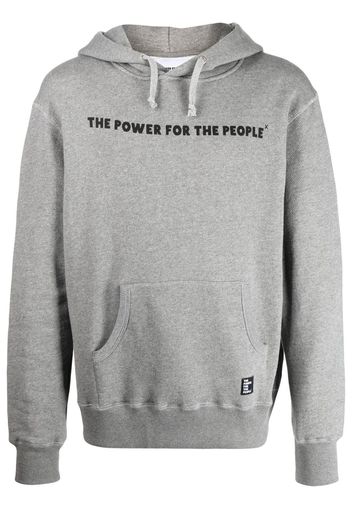 The Power for the People Felpa con stampa - Grigio