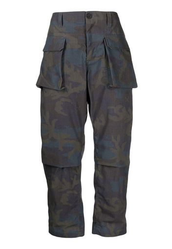 The Power for the People cargo-pocket detail trousers - Multicolore