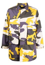 The Power For The People camouflage-pattern cotton cargo jacket - Toni neutri