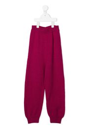 The Row Kids knitted cashmere trousers - Rosa