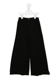 The Row Kids high-waisted wide-leg trousers - Nero