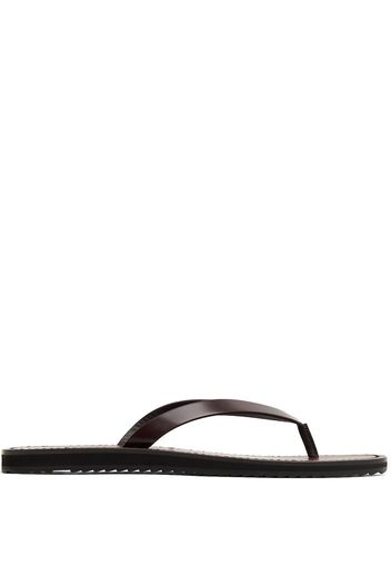 The Row City thong-strap flip-flops - Rosso