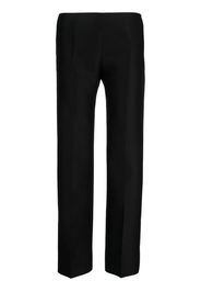 The Row Flame pressed-crease slim-fit trousers - Nero