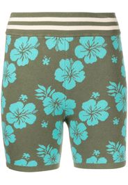 The Upside Aloha-knit spin shorts - Verde