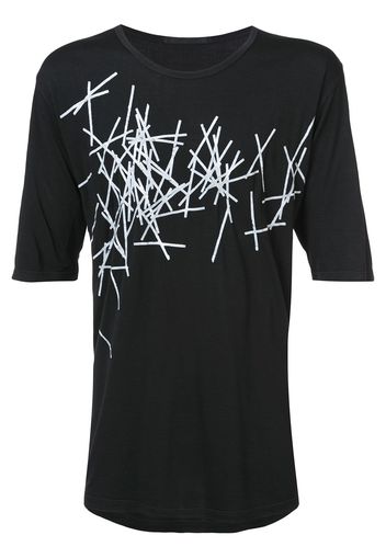 The Viridi-Anne printed jersey T-shirt - Nero