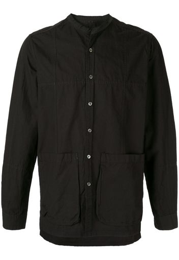 front pocket long sleeve shirt