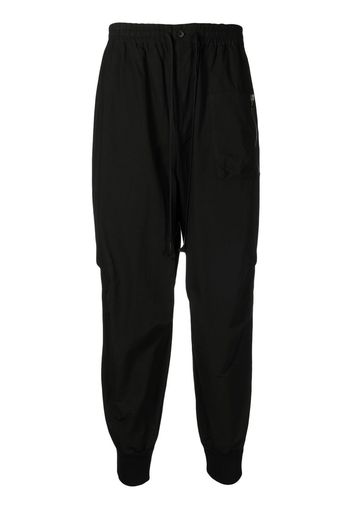 The Viridi-Anne Pantaloni sportivi con coulisse - Nero