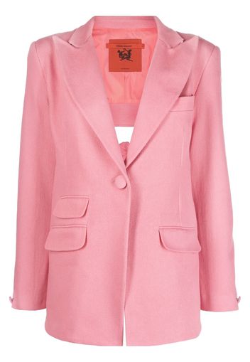 Thebe Magugu BUBBLE GUM BACKLESS JACKET - Rosa