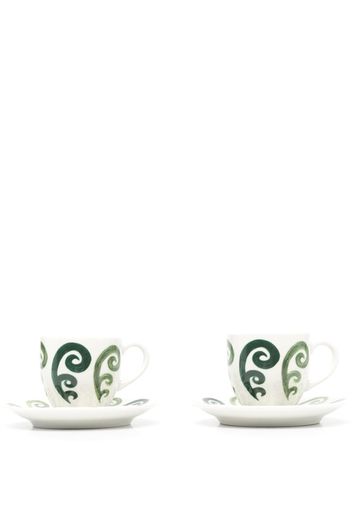 THEMIS Z GR Set tazzine da caffè Athene Peacock - Bianco