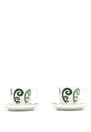 THEMIS Z GR Set tazzine da caffè Athene Peacock - Bianco