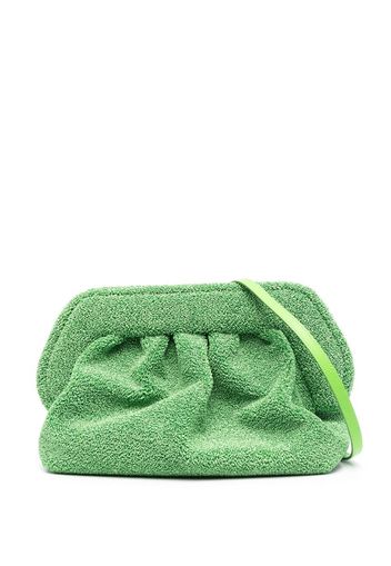 Themoirè Bios re-fur clutch bag - Verde