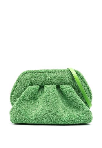 Themoirè Taschen textured clutch - Verde