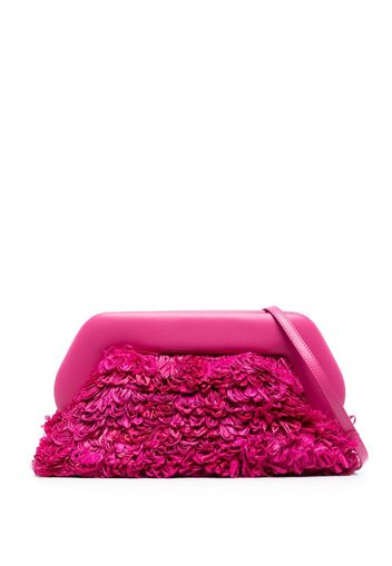 Themoirè Tasche fringe-detail clutch bag - Rosa