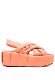 Themoirè Acquaria platform sandals - Arancione