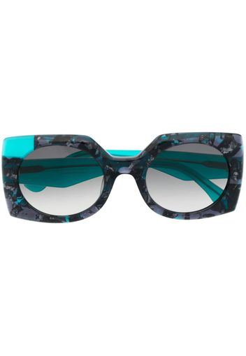 Theo Eyewear Anna oversize-frame sunglasses - Blu